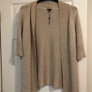 NWT Talbots Gold Sparkly Sweater